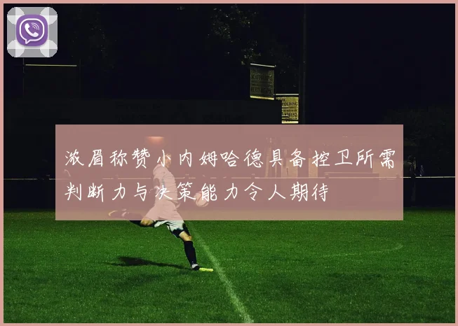 浓眉称赞小内姆哈德具备控卫所需判断力与决策能力令人期待