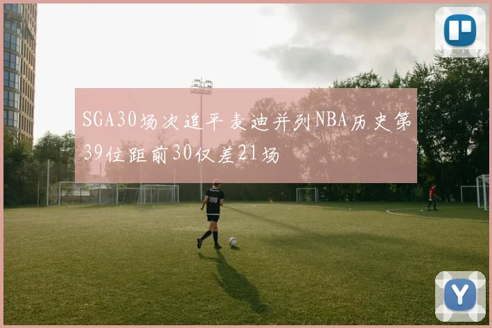 SGA30场次追平麦迪并列NBA历史第39位距前30仅差21场